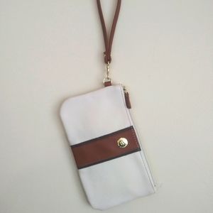 Stone & Co. leather wristlet